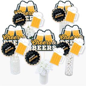 img 4 attached to Big Dot Happiness Cheers Birthday Event & Party Supplies