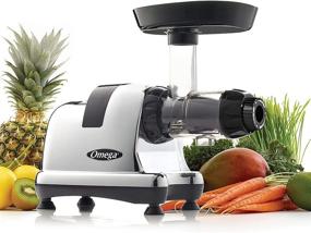 img 1 attached to 🥕 Omega J8006HDC Cold Press Vegetable and Fruit Juicer, Masticating Extractor and Nutrition System, Triple Stage, 200-Watts, Chrome