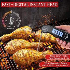 img 3 attached to Thermometer Thermometers Function Backlight Grilling