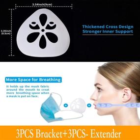 img 2 attached to 🌬️ Enhance Breathing Experience with Breathe Little Inserts Mask Bracket Internal