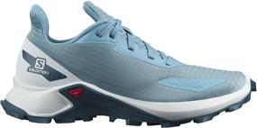 img 4 attached to 👟 Черные детские треккинговые кроссовки: Salomon ALPHACROSS Blast Bk