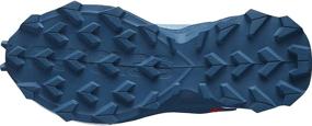 img 1 attached to 👟 Черные детские треккинговые кроссовки: Salomon ALPHACROSS Blast Bk