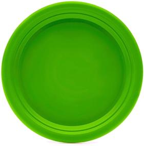 img 3 attached to Apple Green Reusable Plates - 7'' inches, 10 Dishes. Lightweight yet Strong with Endless Uses, 100% Recyclable