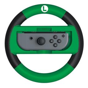 img 2 attached to 🎮 Officially Licensed Nintendo Switch Mario Kart 8 Deluxe Luigi Version Wheel by HORI