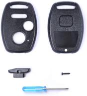 🔑 mikkuppa key shell replacement: upgrade your honda cr-v, odyssey, accord, crosstour, civic, cr-z, fit with key fob cover & screwdriver logo