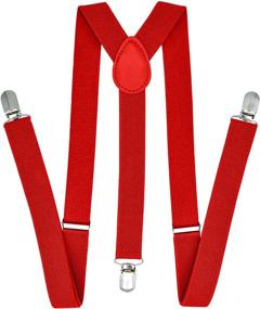 img 4 attached to Trilece Adjustable Suspenders: Perfect for Men and Women