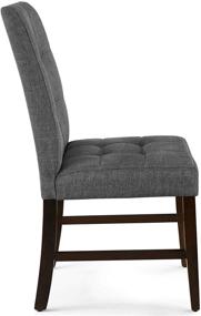 img 2 attached to Modway Promulgate Biscuit Tufted Grey Upholstered Dining Side Chair - Set of 2