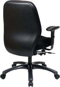 img 3 attached to 💺 High Intensity Use Ergonomic Office Chair with 2-To-1 Synchro Tilt, Black by Office Star