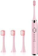 wosuk sonic electric toothbrushes with 4 modes and 16 gears - travel-friendly design, usb fast charge, smart timer - ideal for adults and kids, includes 4 brush heads logo