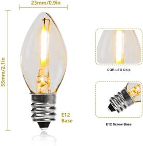 img 3 attached to Dimmable 6-Inch Replacement Chandeliers with Candelabra Equivalent