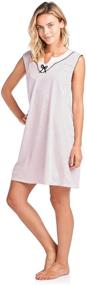 img 1 attached to 2 Piece Nightgown and Robe Set for Women's Comfortable Loungewear