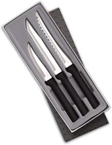 img 4 attached to 🔪 Rada Cutlery Cooking Essentials Knife Starter Gift Set - Resin Stainless Steel, 8 7/8 Inches, Black Handle