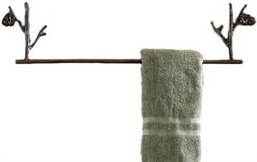 img 1 attached to 🌲 Rustic Elegance: Park Designs Pine Lodge Towel Bar - 24"L