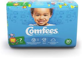 img 1 attached to 👶 Comfees Baby Diaper Size 7 - Ideal for Over 41 lbs. - 80 Ct - Best in Comfort and Absorbency!
