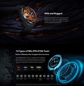 img 3 attached to Honor Watch GS Pro Smart Watch, 1.39" AMOLED Waterproof with Bluetooth GPS and 25-Day Standby Time for Fitness and Running (White)