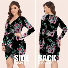 img 3 attached to 👗 Winter Dresses for Women: POSESHE's Bodycon Clothing Collection