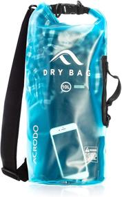 img 1 attached to 🌊 Acrodo Waterproof Dry Bag - 10 & 20 Liter Floating Dry Sacks for Beach, Kayaking, Swimming, Boating, Camping, Hiking, Travel & Gifts - Durable Outdoor Bags