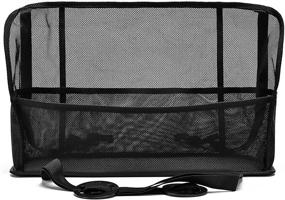 img 4 attached to Car Net Pocket Handbag Holder: Stylish Storage Solution for Purse, Pets, and Passengers