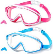 goggles swimming anti fog protection silicone logo