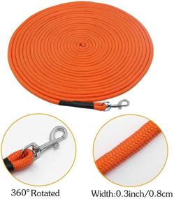 img 3 attached to 🐶 Vivifying Dog Check Cord: 32FT Floatable Long Dog Training Rope for Beach and Lake Adventures