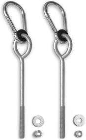 img 3 attached to 🏞️ Enhance Your Swing Sets with Swing-N-Slide WS 4464 Swing Hanger Pair: Durable and Stylish Silver Addition for Wooden Swings