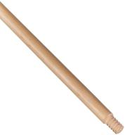 weiler 44303 hardwood handle, threaded wood tip, 72' length, usa-made logo