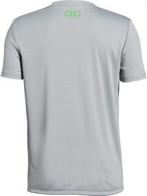 img 1 attached to 👕 Bold and Branded: Under Armour Boys' Print Fill Logo T-Shirt