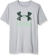 👕 bold and branded: under armour boys' print fill logo t-shirt logo