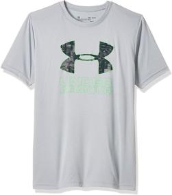 img 4 attached to 👕 Bold and Branded: Under Armour Boys' Print Fill Logo T-Shirt