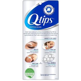 img 3 attached to 🧼 Original 100% Cotton Q-tips Swabs - 625 Count for Hygiene and Beauty Care