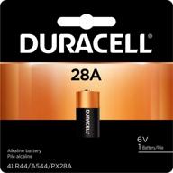 🔋 длительные батарейки duracell 28a на щелочной основе - 6 вольт специализированная батарейка для дома и бизнеса - 1 штука логотип