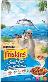 img 2 attached to 🛒 Buy Purina Friskies Seafood Sensations Dry Cat Food, 3.15 lb. Bag (Pack of 2) Online