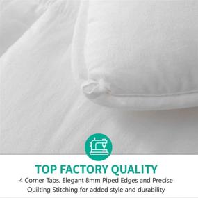 img 1 attached to 🛌 APSMILE Lightweight Down Alternative Comforter Queen Duvet - All Season Bed Blanket Review and Buying Guide