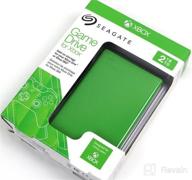 img 1 attached to 💾 Seagate 2TB Game Drive for Xbox - Portable External Hard Drive, USB 3.2 Gen 1, Black with Built-in Green LED Bar, Certified for Xbox, Includes 3-Year Rescue Services (STKX2000400) review by Kristen Simpson