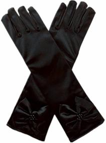 img 2 attached to 🧤 DreamHigh Stretch Finger Gloves: Stylish Accessories for Girls