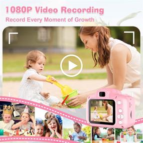 img 1 attached to 📸 COKUTA Toddlers Digital Birthday Cameras: Capture Joyful Moments!