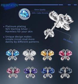 img 2 attached to Sllaiss Sterling Butterfly Birthstone Anniversary