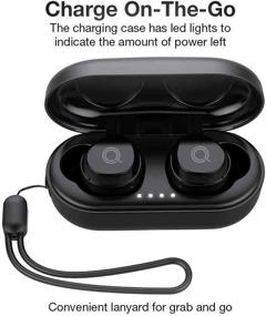img 1 attached to Quikcell Wireless Earbuds Charging Black