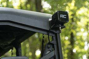 img 1 attached to 🔦 Rough Country 2-Inch LED Square Cubes, CREE Light Pods, Spot Beam - Black Series (Pair - 70903BL)