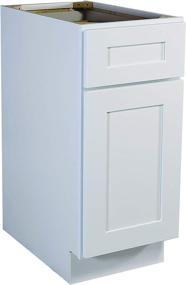 img 2 attached to 🏡 Stylish and Convenient: Design House Brookings Unassembled Shaker Base Kitchen Cabinet, 18x34.5x24, White, 18 Inches