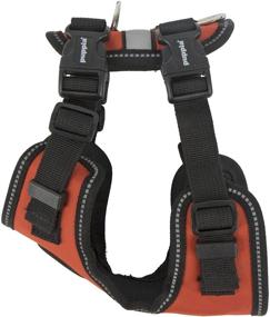 img 3 attached to Puppia PLRA-HF9323 Trek Safety Harness F in Black - Pet Vest Harnesses