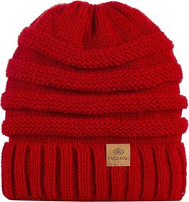 img 1 attached to 🧣 Womens Winter Beanie: Stylish Cable Knit Hat for Cozy Warmth and Trendy Style