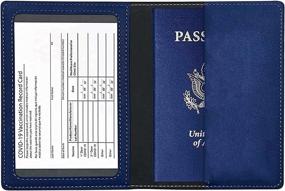 img 1 attached to Обложка для паспорта Кожаные аксессуары для вакцин