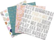 crate paper 12x12 paper pad - maggie holmes sunny days logo