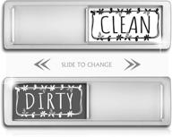 🧼 dishwasher magnet: efficient clean dirty sign indicator with non-scratch, easy-to-read slide and sleek design logo