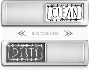 img 4 attached to 🧼 Dishwasher Magnet: Efficient Clean Dirty Sign Indicator with Non-Scratch, Easy-to-Read Slide and Sleek Design