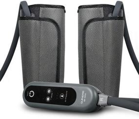 img 4 attached to QUINEAR Air Compression Calf Wraps Massager for Improved Circulation and Muscle Relaxation with Handheld Controller - 2 Modes, 3 Intensities