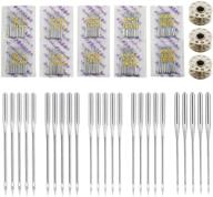 🧵 sewing machine needles, 100pcs universal regular point for singer, brother, janome, varmax | hax1 sizes: 65/9, 75/11, 90/14, 100/16, 110/18 | meiho lives logo