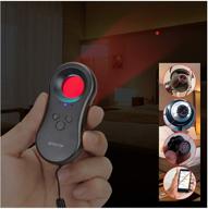 pocket-sized anti-spy camera finder with hidden camera detectors and infrared viewfinders - led device for enhanced security. chargeable anti-theft alarm ideal for airbnbs, hotels, and bathrooms. logo