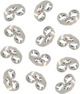 💎 secure your stud earrings with 925 sterling silver earring backs - set of 12pcs/6 pairs logo